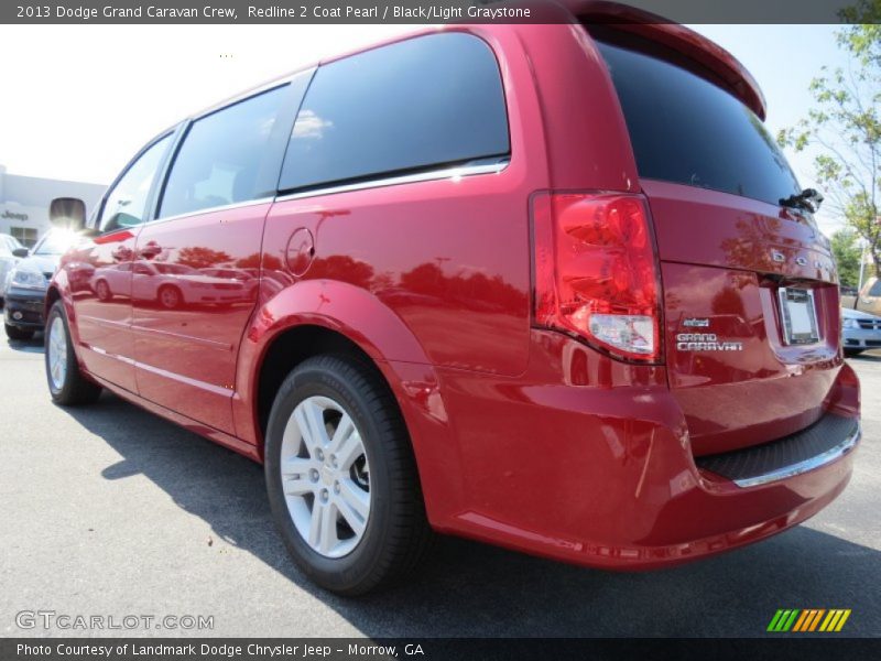 Redline 2 Coat Pearl / Black/Light Graystone 2013 Dodge Grand Caravan Crew