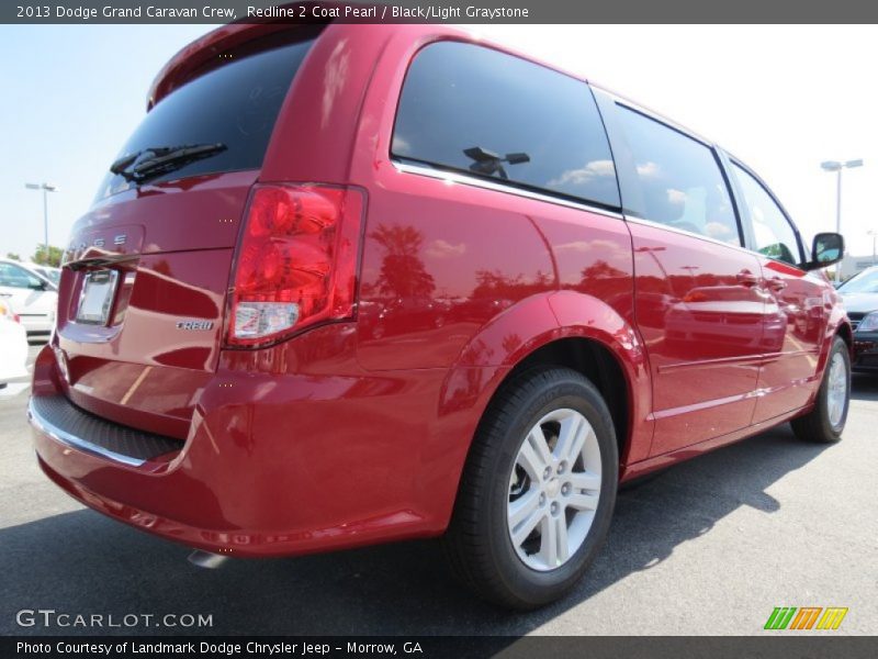 Redline 2 Coat Pearl / Black/Light Graystone 2013 Dodge Grand Caravan Crew