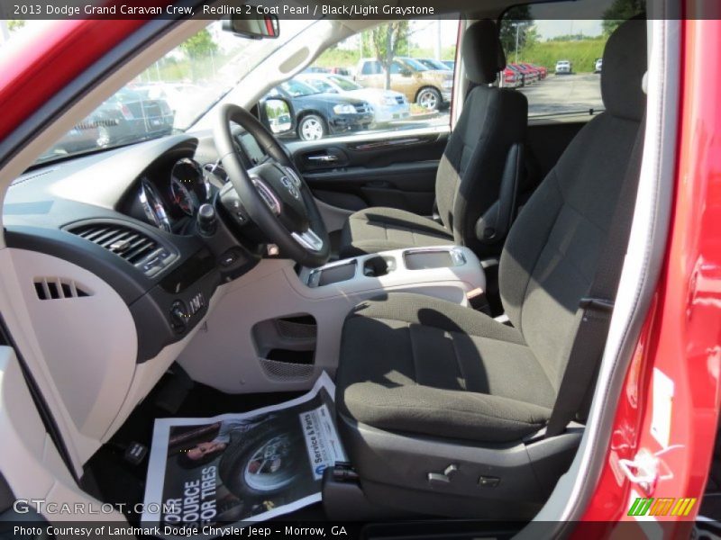 Redline 2 Coat Pearl / Black/Light Graystone 2013 Dodge Grand Caravan Crew