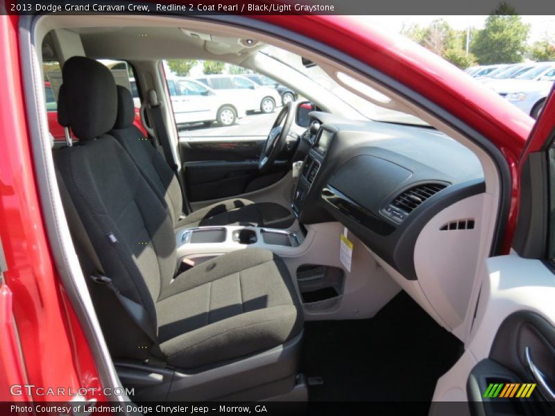 Redline 2 Coat Pearl / Black/Light Graystone 2013 Dodge Grand Caravan Crew