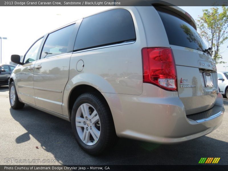 Sandstone / Black/Light Graystone 2013 Dodge Grand Caravan Crew