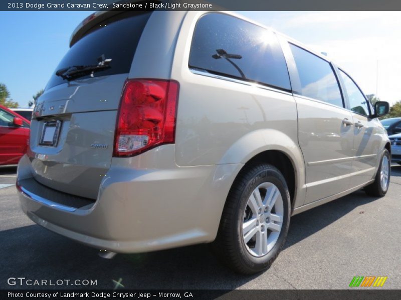 Sandstone / Black/Light Graystone 2013 Dodge Grand Caravan Crew