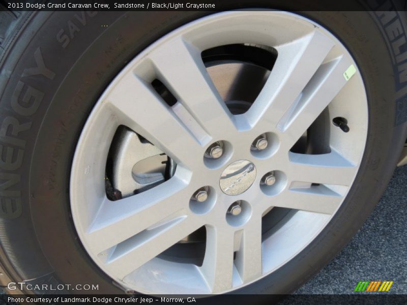 Sandstone / Black/Light Graystone 2013 Dodge Grand Caravan Crew