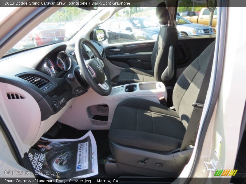 Sandstone / Black/Light Graystone 2013 Dodge Grand Caravan Crew