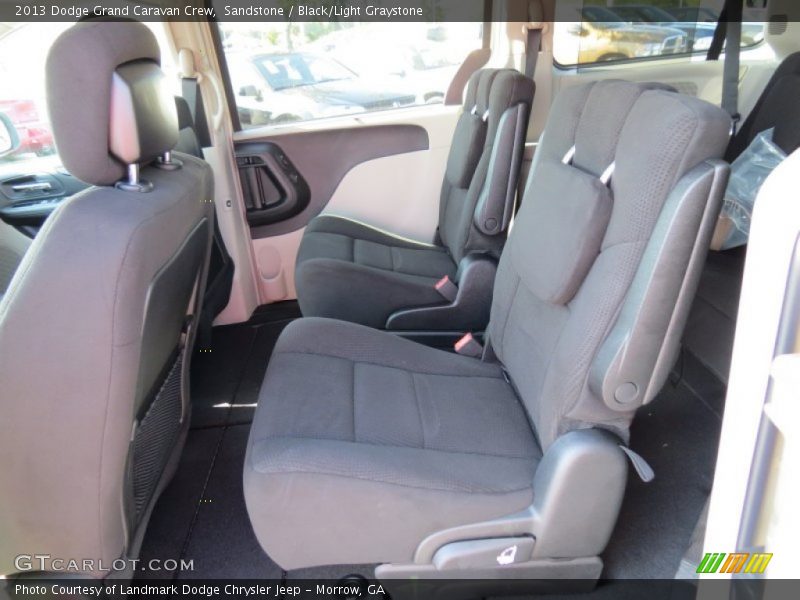 Sandstone / Black/Light Graystone 2013 Dodge Grand Caravan Crew