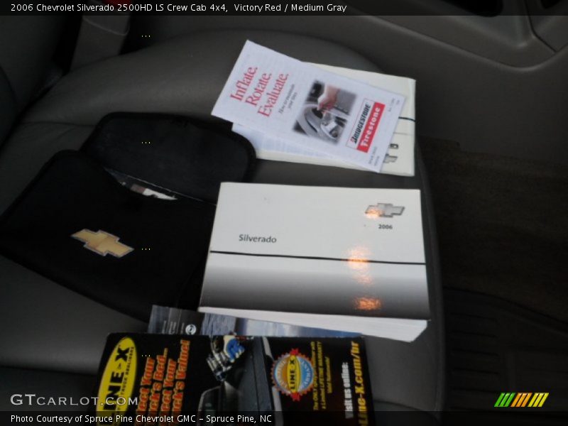 Victory Red / Medium Gray 2006 Chevrolet Silverado 2500HD LS Crew Cab 4x4