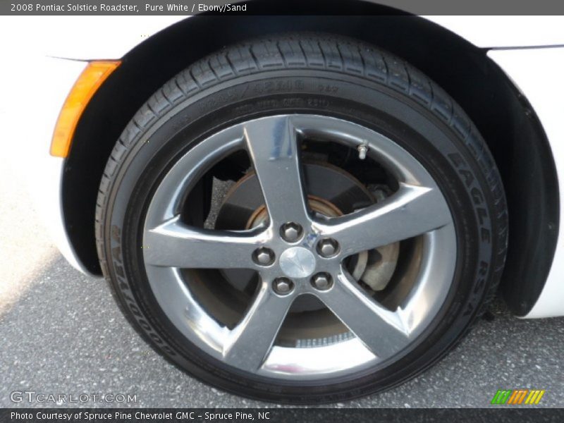 Pure White / Ebony/Sand 2008 Pontiac Solstice Roadster