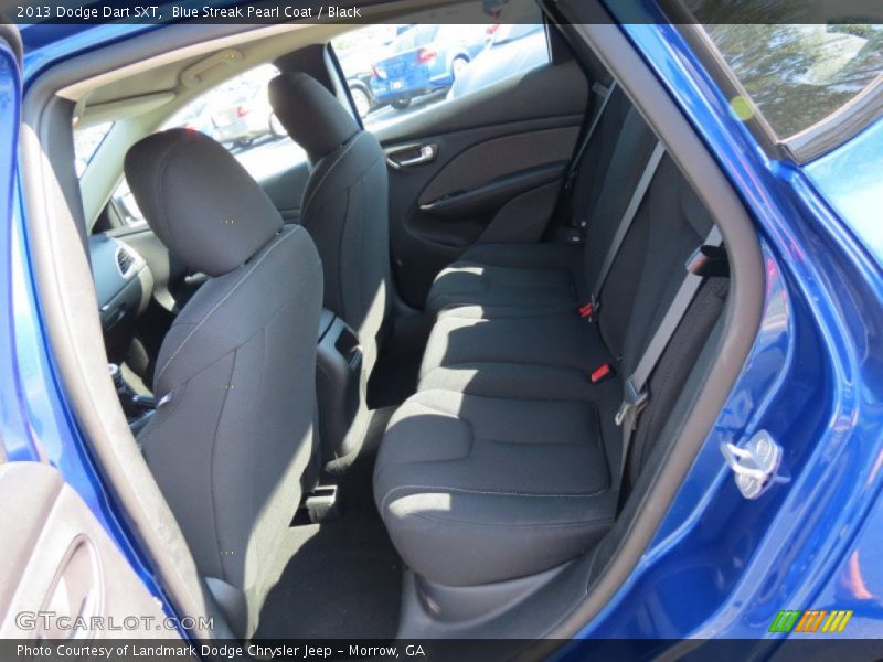 Blue Streak Pearl Coat / Black 2013 Dodge Dart SXT