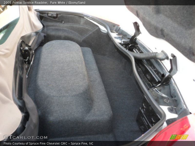 Pure White / Ebony/Sand 2008 Pontiac Solstice Roadster