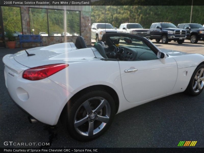 Pure White / Ebony/Sand 2008 Pontiac Solstice Roadster