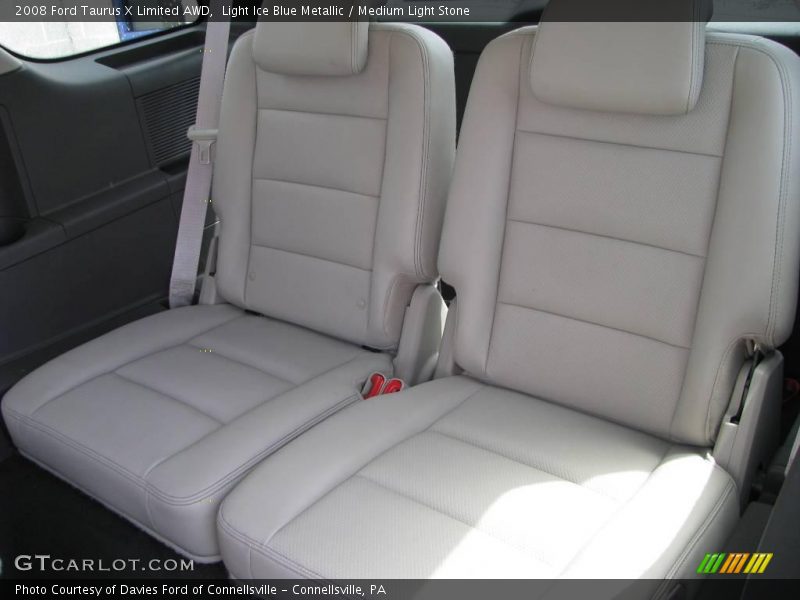 Light Ice Blue Metallic / Medium Light Stone 2008 Ford Taurus X Limited AWD