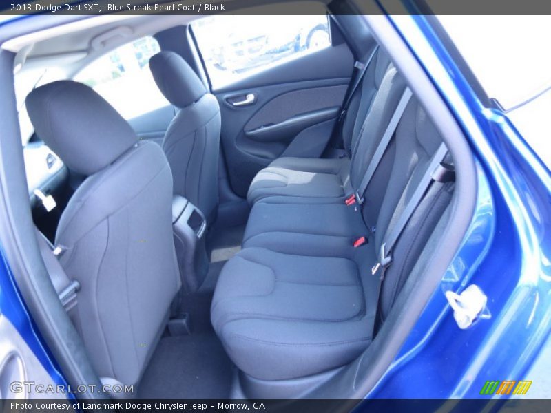 Blue Streak Pearl Coat / Black 2013 Dodge Dart SXT