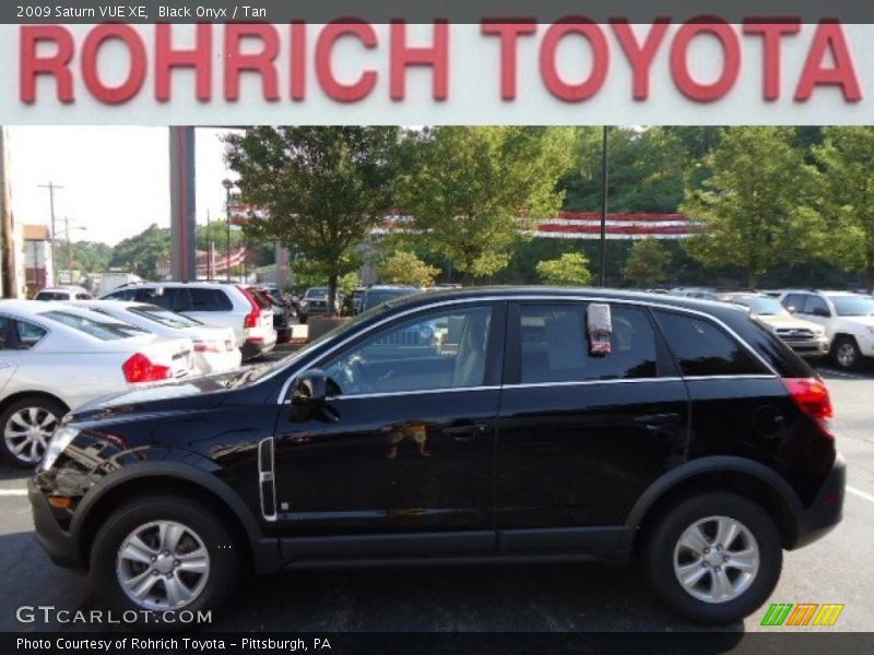 Black Onyx / Tan 2009 Saturn VUE XE