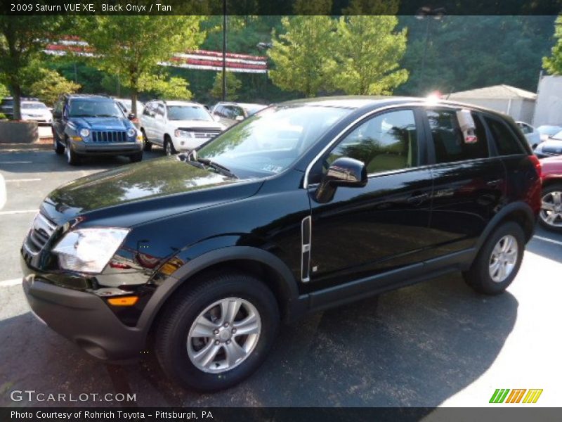 Black Onyx / Tan 2009 Saturn VUE XE
