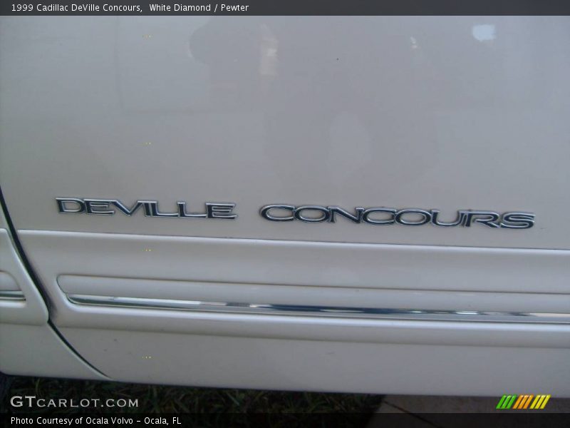 White Diamond / Pewter 1999 Cadillac DeVille Concours