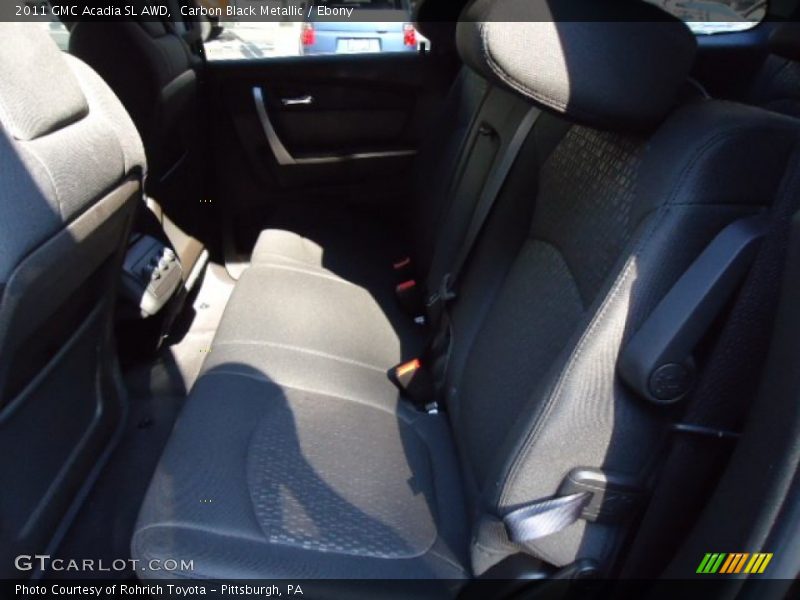 Carbon Black Metallic / Ebony 2011 GMC Acadia SL AWD