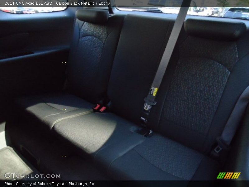 Carbon Black Metallic / Ebony 2011 GMC Acadia SL AWD
