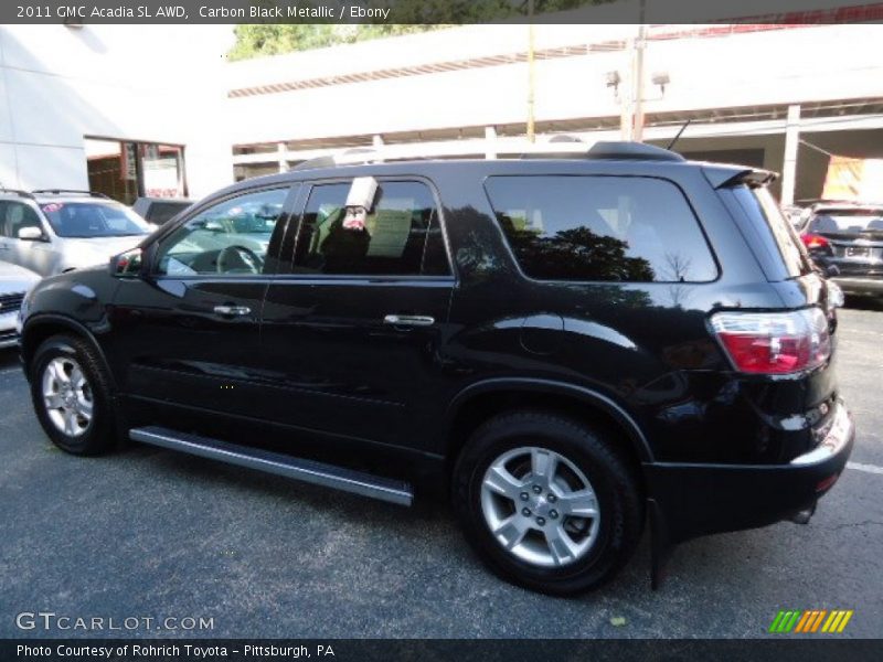 Carbon Black Metallic / Ebony 2011 GMC Acadia SL AWD