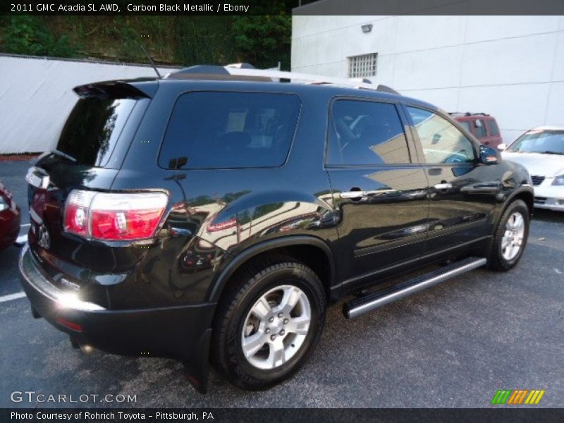 Carbon Black Metallic / Ebony 2011 GMC Acadia SL AWD