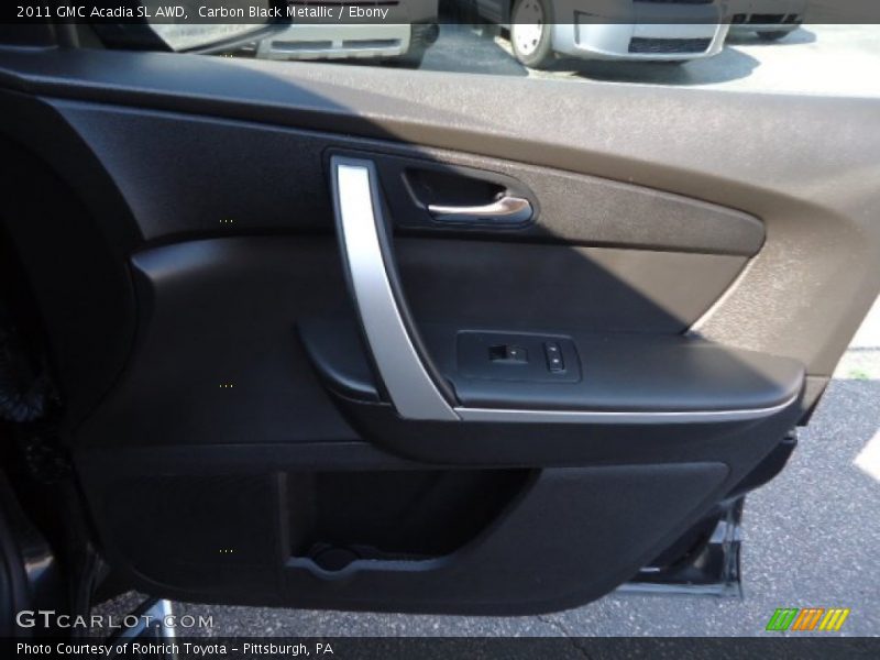 Carbon Black Metallic / Ebony 2011 GMC Acadia SL AWD