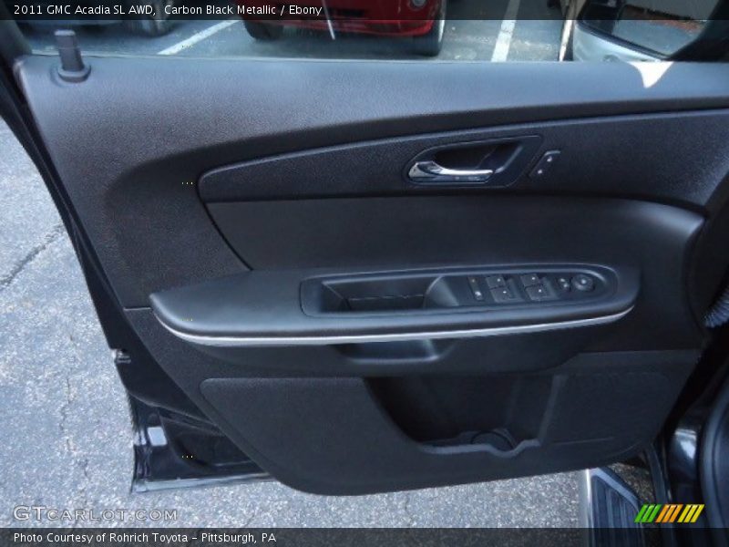 Carbon Black Metallic / Ebony 2011 GMC Acadia SL AWD