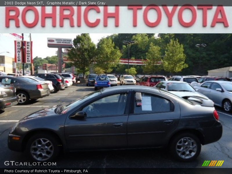 Graphite Metallic / Dark Slate Gray 2003 Dodge Neon SXT