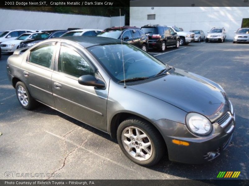 Graphite Metallic / Dark Slate Gray 2003 Dodge Neon SXT