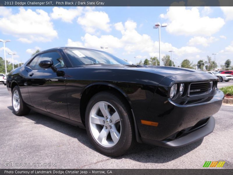 Pitch Black / Dark Slate Gray 2013 Dodge Challenger SXT