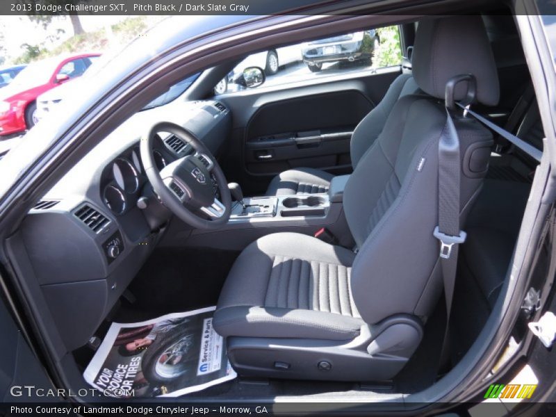 Pitch Black / Dark Slate Gray 2013 Dodge Challenger SXT