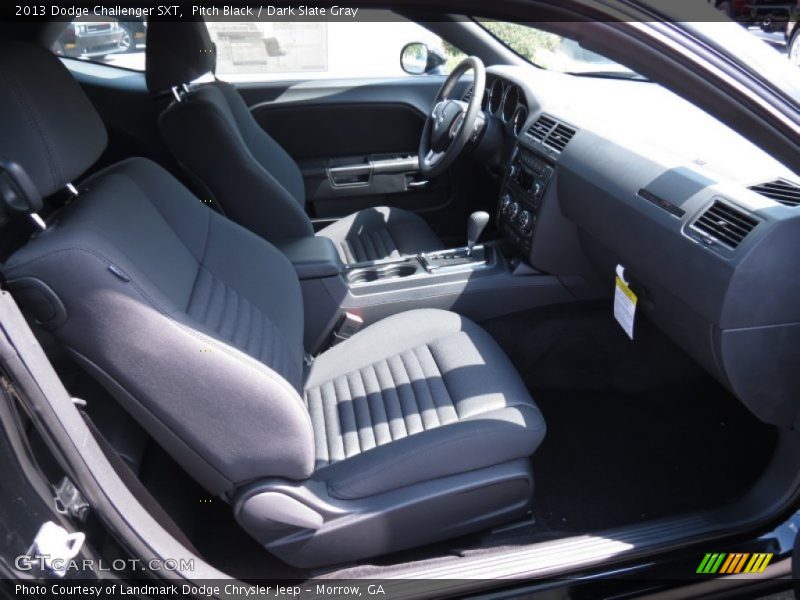 Pitch Black / Dark Slate Gray 2013 Dodge Challenger SXT
