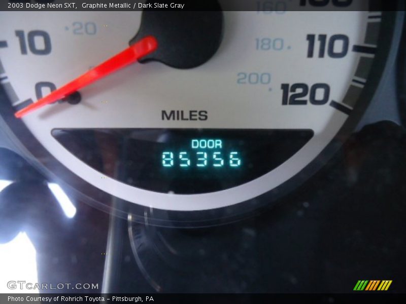 Graphite Metallic / Dark Slate Gray 2003 Dodge Neon SXT