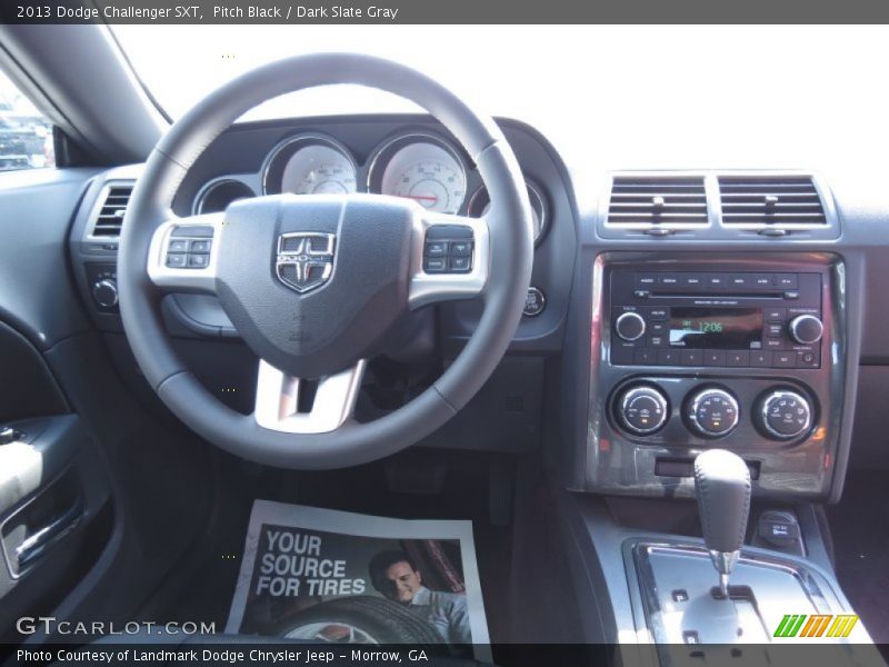 Pitch Black / Dark Slate Gray 2013 Dodge Challenger SXT