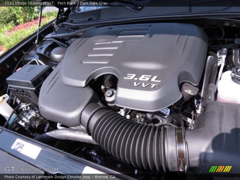 Pitch Black / Dark Slate Gray 2013 Dodge Challenger SXT