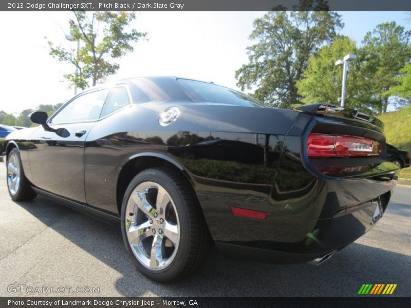 Pitch Black / Dark Slate Gray 2013 Dodge Challenger SXT