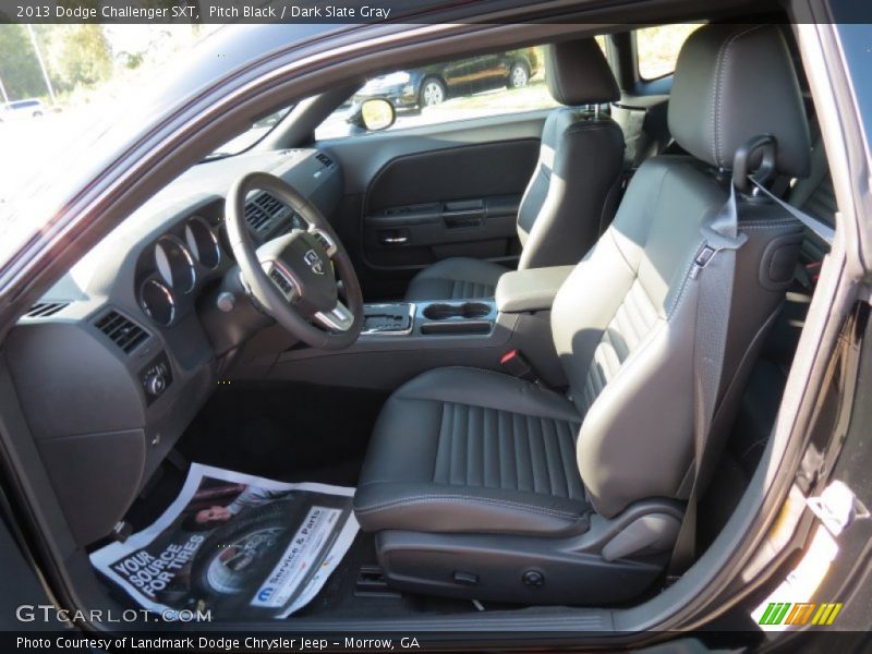 Pitch Black / Dark Slate Gray 2013 Dodge Challenger SXT