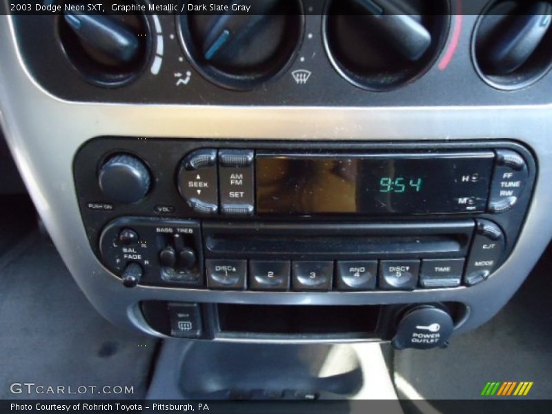 Graphite Metallic / Dark Slate Gray 2003 Dodge Neon SXT