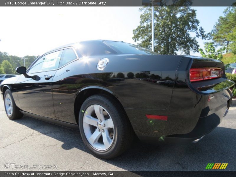 Pitch Black / Dark Slate Gray 2013 Dodge Challenger SXT