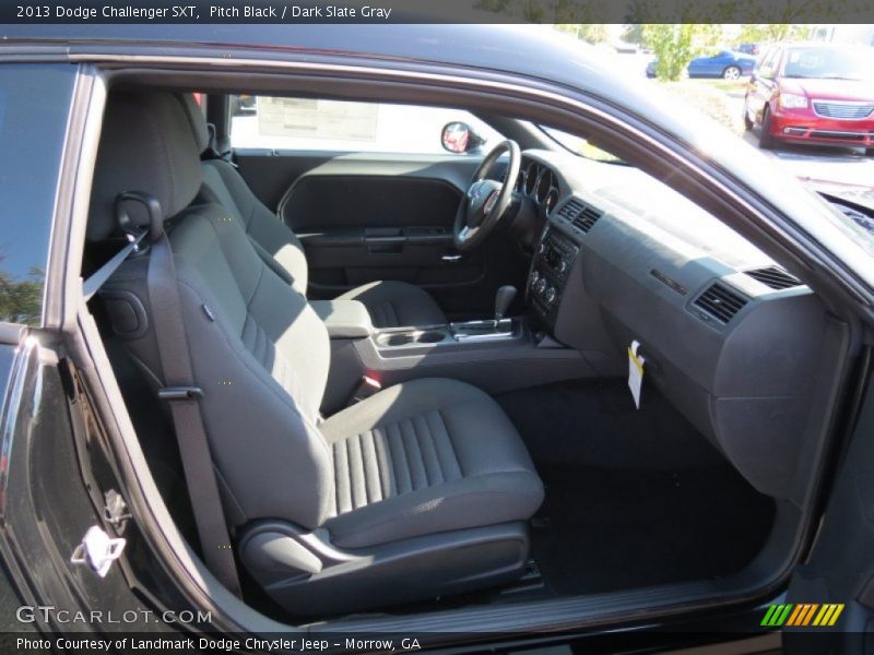 Pitch Black / Dark Slate Gray 2013 Dodge Challenger SXT