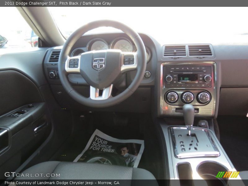 Pitch Black / Dark Slate Gray 2013 Dodge Challenger SXT