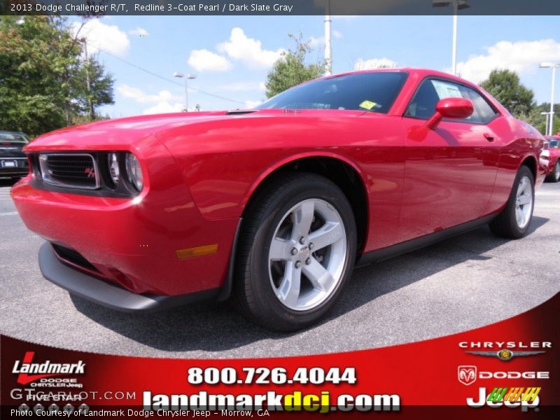 Redline 3-Coat Pearl / Dark Slate Gray 2013 Dodge Challenger R/T