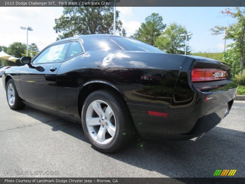 Pitch Black / Dark Slate Gray 2013 Dodge Challenger SXT