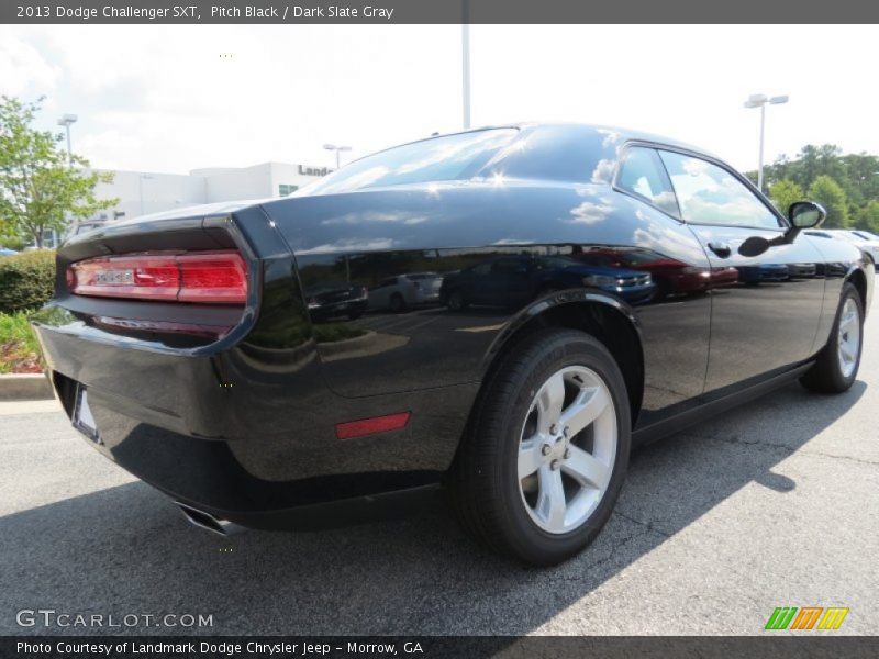 Pitch Black / Dark Slate Gray 2013 Dodge Challenger SXT