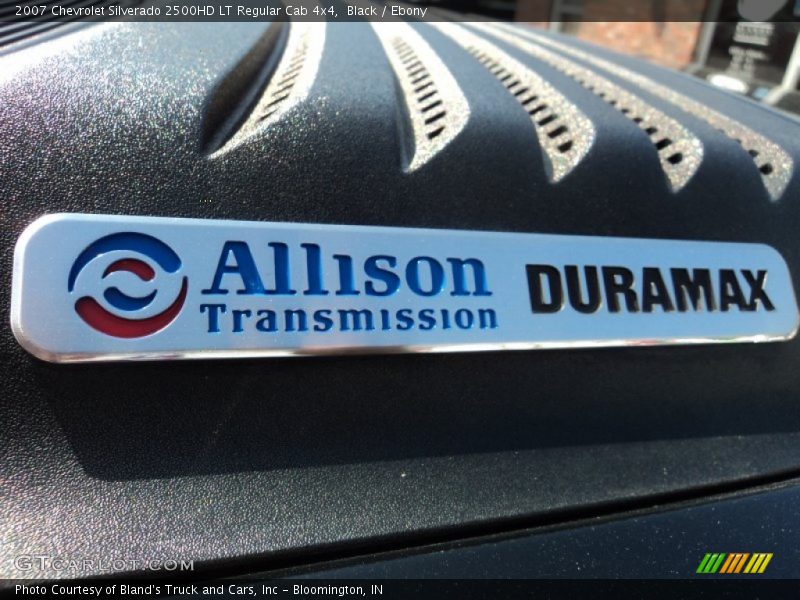 Black / Ebony 2007 Chevrolet Silverado 2500HD LT Regular Cab 4x4