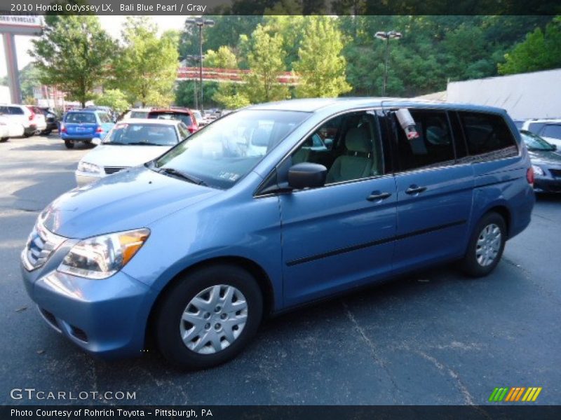 Bali Blue Pearl / Gray 2010 Honda Odyssey LX