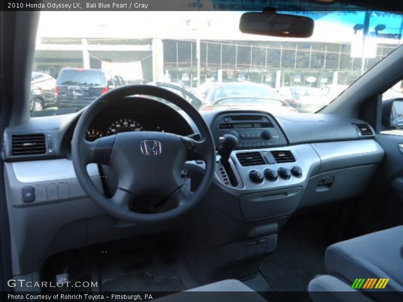 Bali Blue Pearl / Gray 2010 Honda Odyssey LX