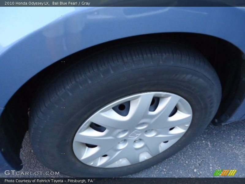 Bali Blue Pearl / Gray 2010 Honda Odyssey LX