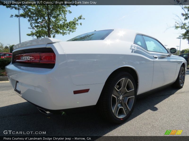 Bright White / Dark Slate Gray 2013 Dodge Challenger R/T Classic