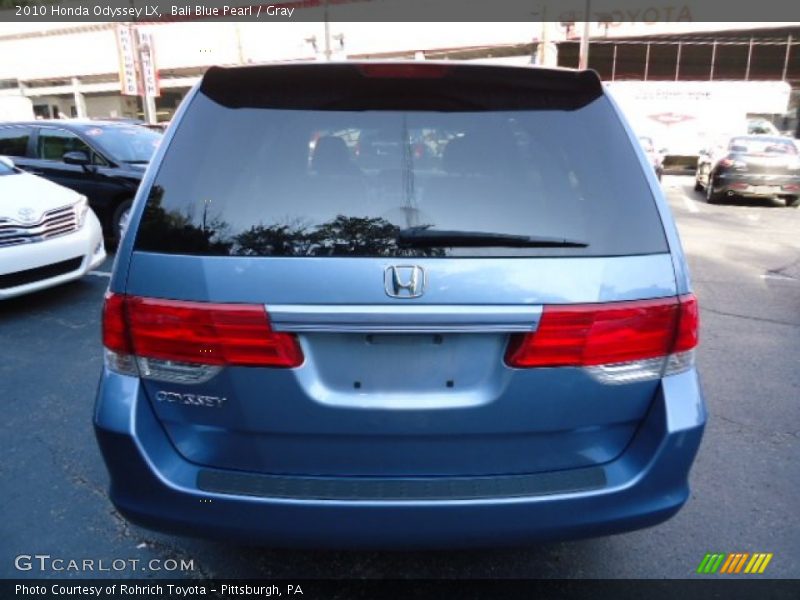 Bali Blue Pearl / Gray 2010 Honda Odyssey LX