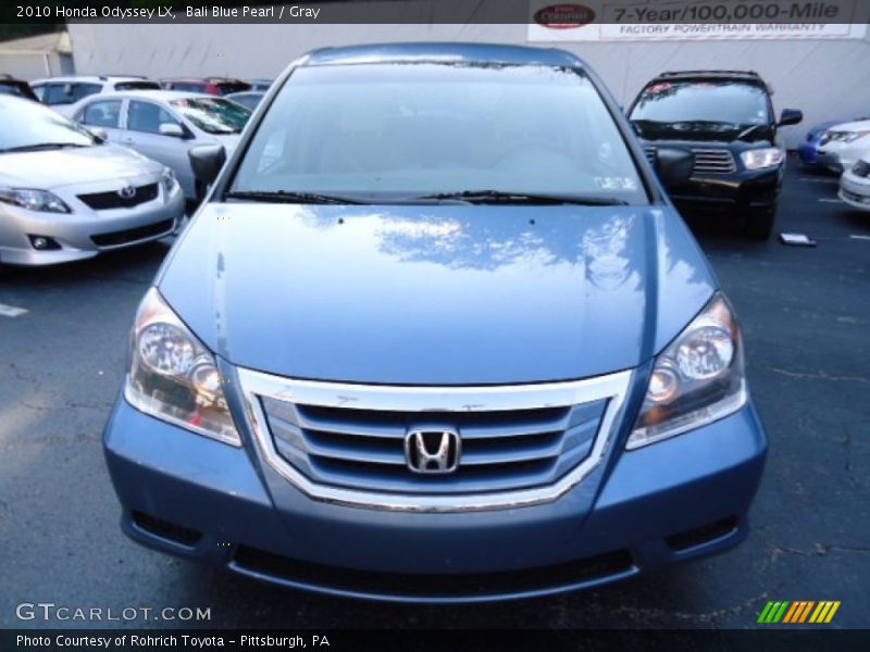 Bali Blue Pearl / Gray 2010 Honda Odyssey LX