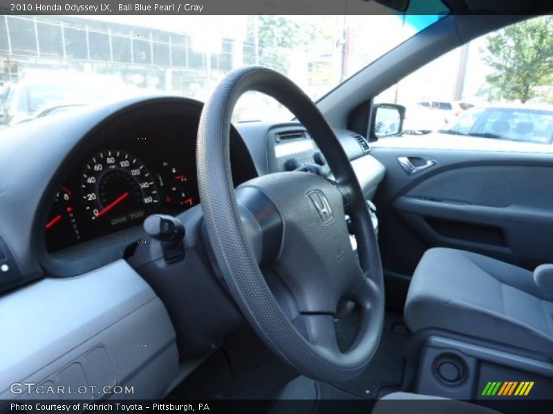Bali Blue Pearl / Gray 2010 Honda Odyssey LX